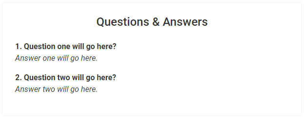 Answer questions in real-time for your RFQs directly from your administration