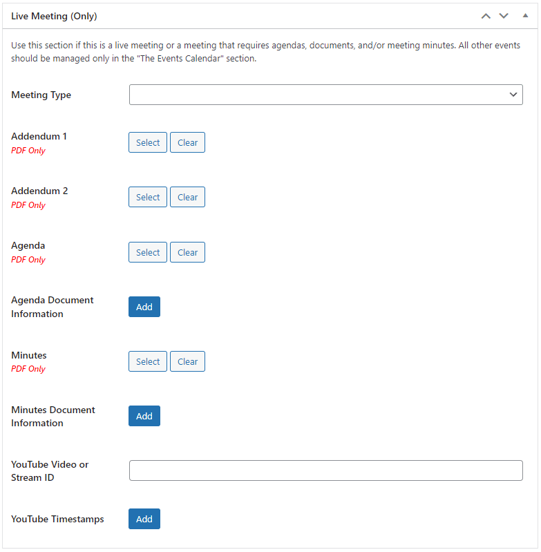 Document Center Administration