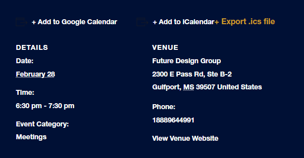 Document Center Export events